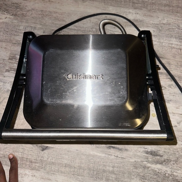 Cuisinart GR-300 Stainless Steel Countertop Indoor Electric Grill & Griddler - Picture 2 of 6